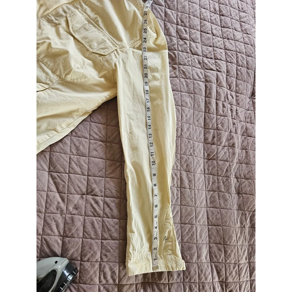 Rag&Bone Cream Off-White Tactic Multipocket Italian Cotton Streetwear Jacket szM